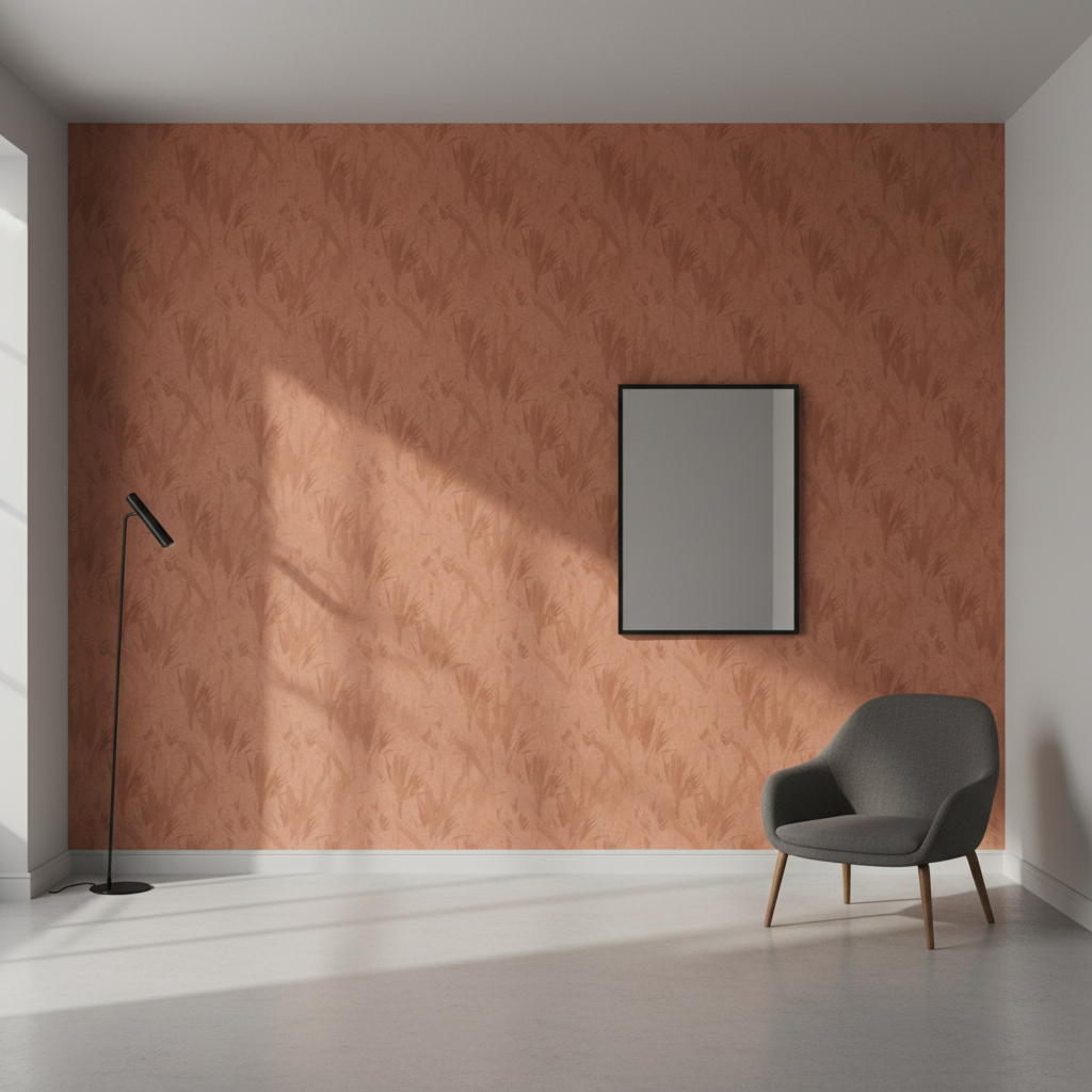 Wallpaper Concrete Jungle-Teracotta