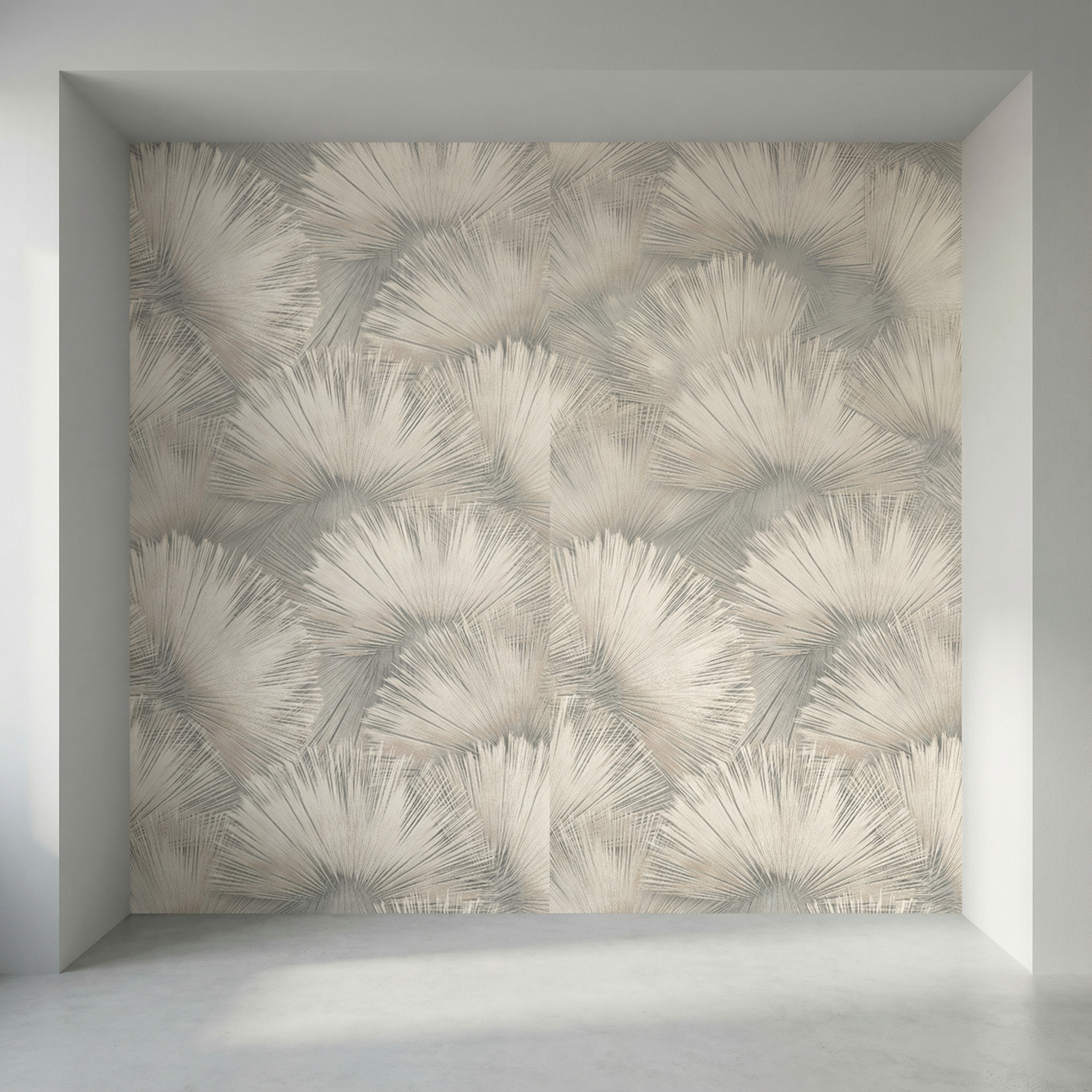 Wallpaper Starburst-Silver Haze