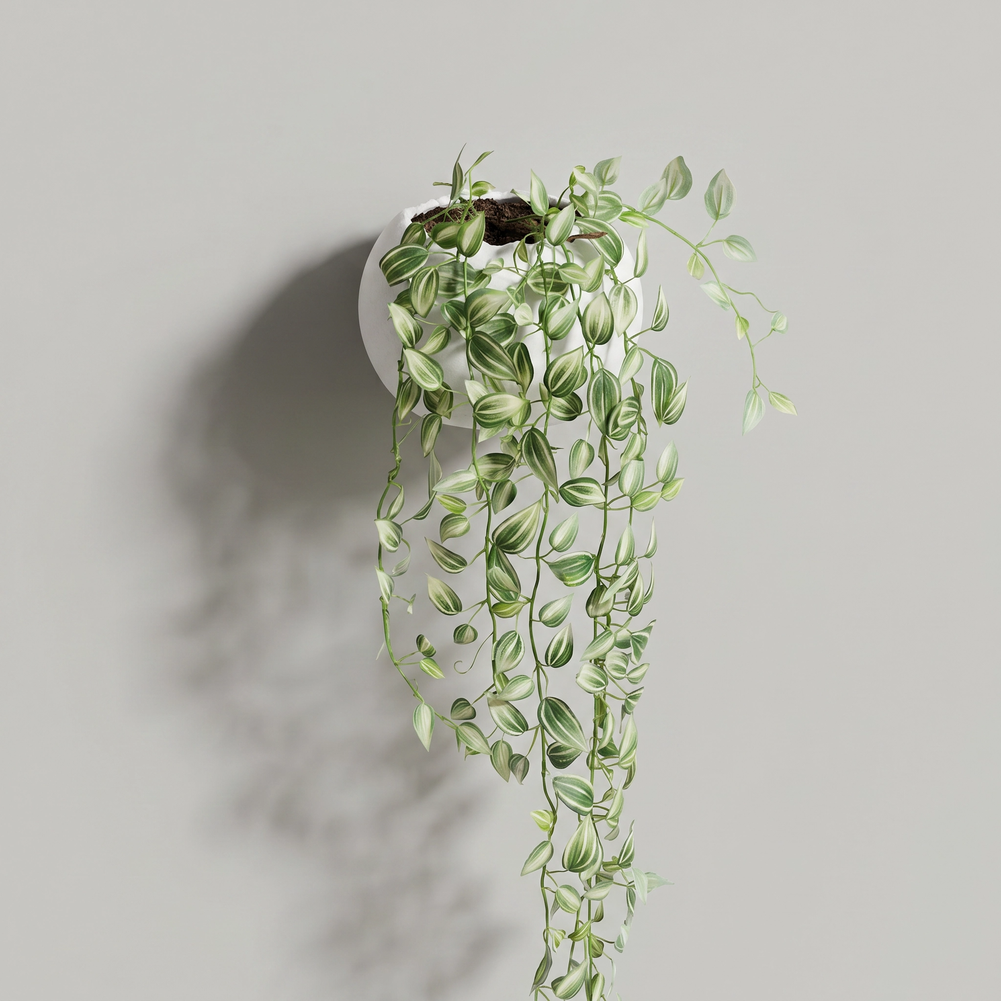 Wandering Jew In Scalloped Wall Pot