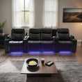 Load image into Gallery viewer, Sheraton 4 Seater Electric Motion Cinema Couch
