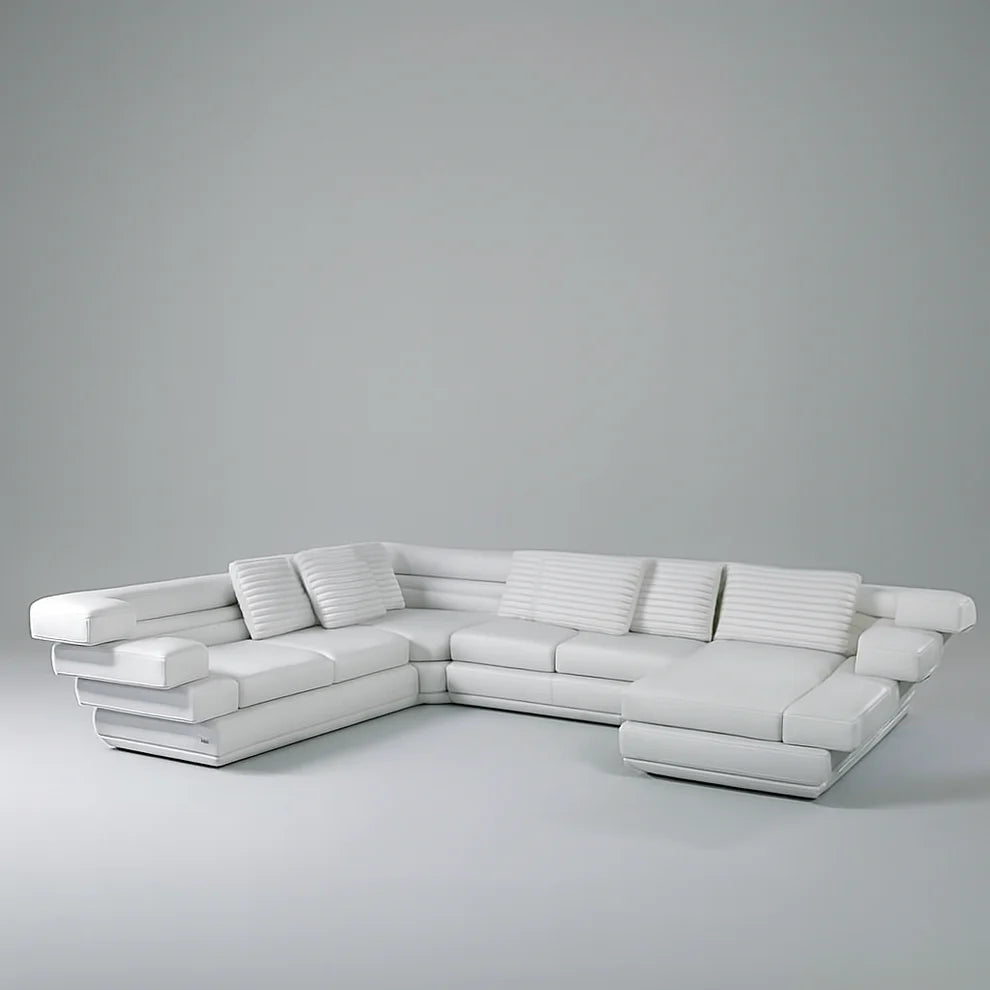 Scala Full Leather Modular Sofa Set