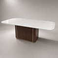 Load image into Gallery viewer, Dome Marble Dining Table
