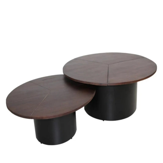 Zane Set Of 2 Coffee Table Mango Wood 30010