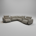 Load image into Gallery viewer, Salvino Mk2 Full Leather Corner Motion Sofa
