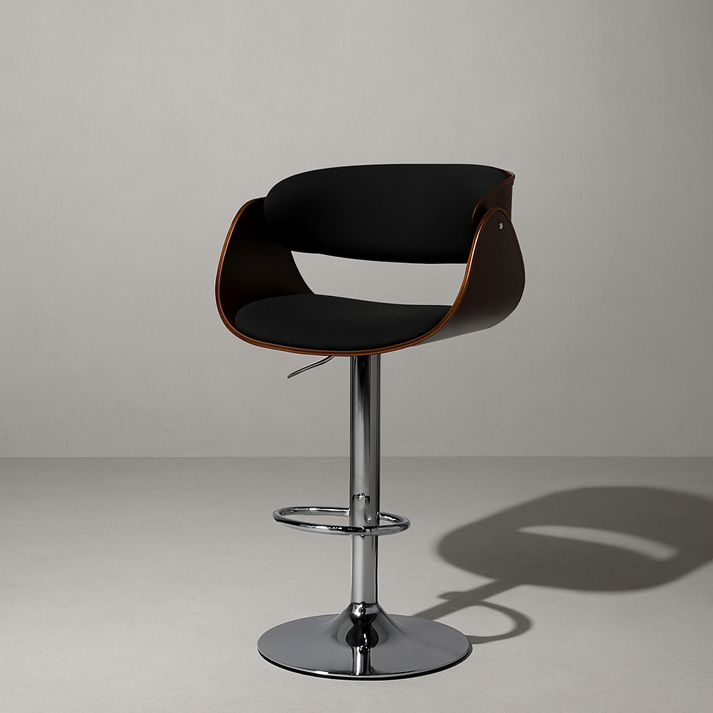 Parma Bar Chair Walnut AC-5046
