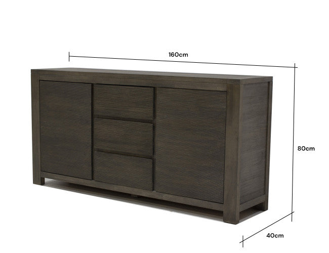 Storm 3 Drawer Buffet D01-160